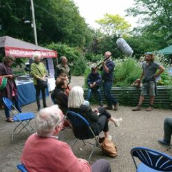 Bridport Food Matters stall at Food Festival: a big success!