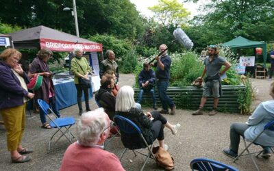 Bridport Food Matters stall at Food Festival: a big success!