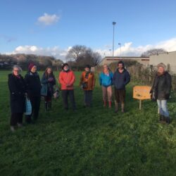 Ashley Wheeler, award-winning Trill Farm Garden, visits Bridport Allotment Ambassadors